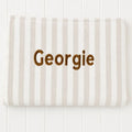 Neutral coastal custom dog blanket, Signature range