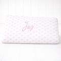 Cute pink bow custom dog blanket