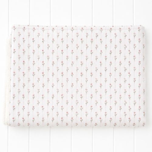Sweet romance floral rose dog blanket