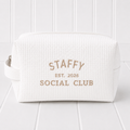 Luxury STAFFY Makeup Bag / premium Waffle Makeup Bag.